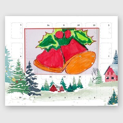Adventskalender  zum Selbst Befüllen 