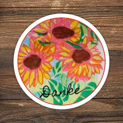 SONNENBLUMEN BIERDECKEL